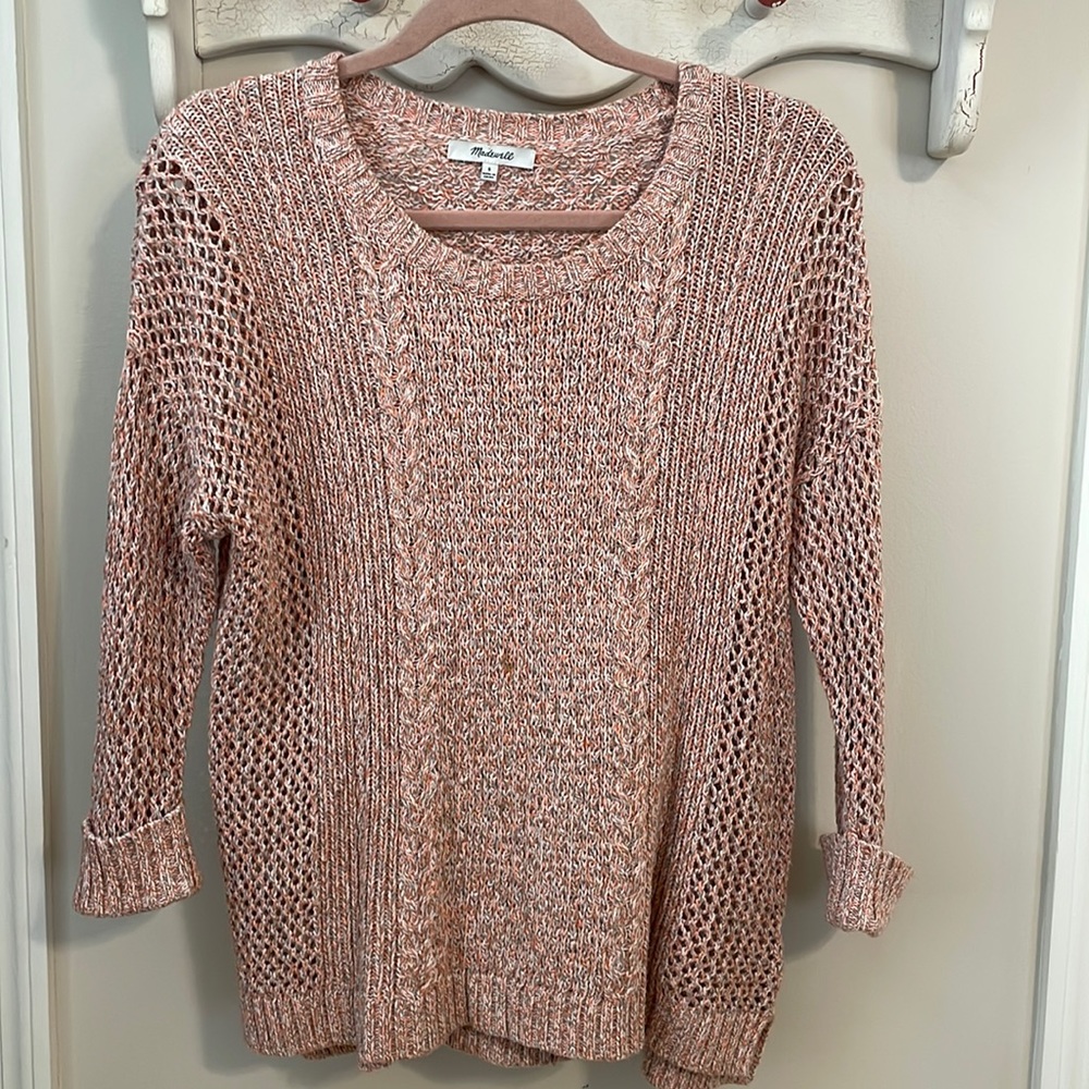 Madewell pink sweater